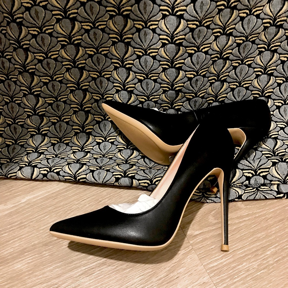 Brand new black stilettos